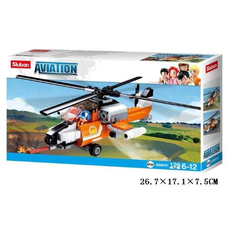 KLOCKI HELIKOPTER 129PCS