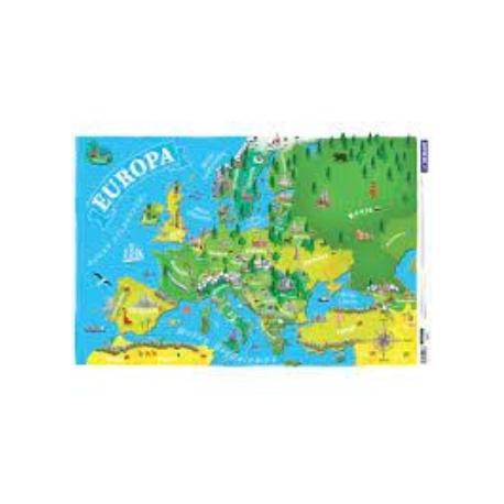 PODKŁADKA 3W MAPA EUROPY DLA DZIECI