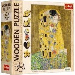 PUZZLE 200EL DREWNO POCAUNEK G.KLIMT