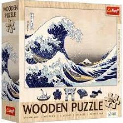 PUZZLE 200EL DREWNO WIELKA FALA W KONAGAWIE