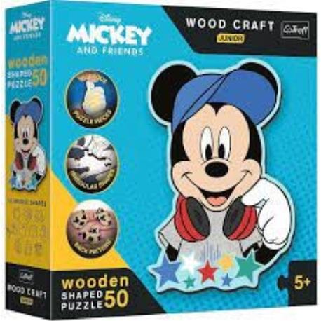 PUZZLE 50EL DREWNO MICKEY