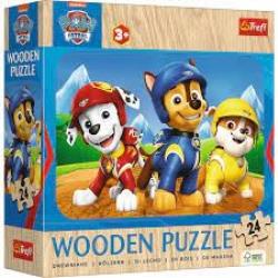 PUZZLE 24EL DREWNO PAW PATROL