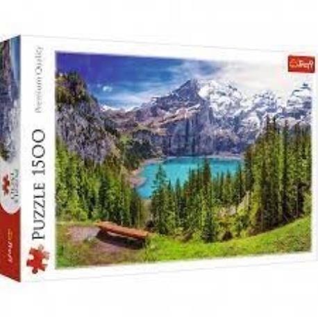 PUZZLE 1500EL JEZIORO OESCHINEN ALPY