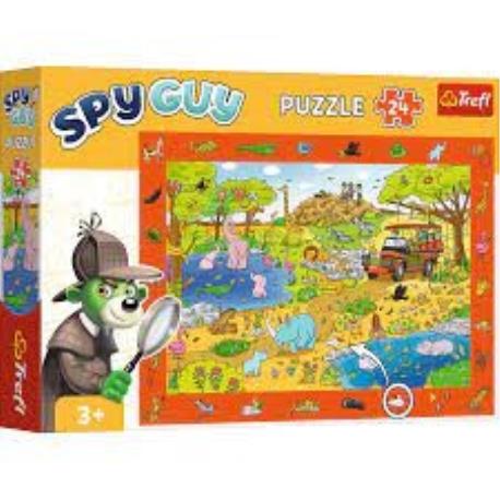 PUZZLE 24EL SPY GUY SAFARI