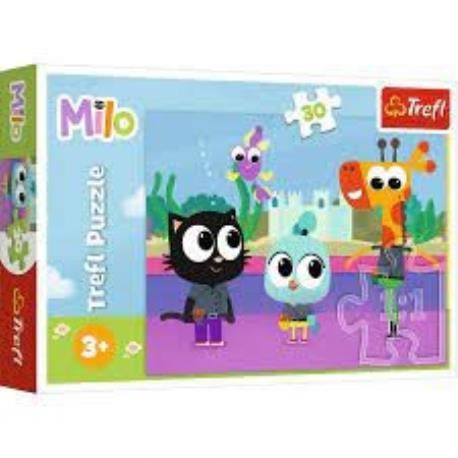 PUZZLE 30EL KOTEK MILO