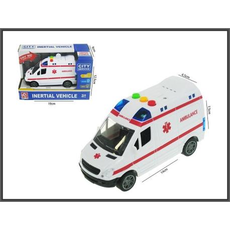 AMBULANCE ŚW/DŻW 14CM PUD