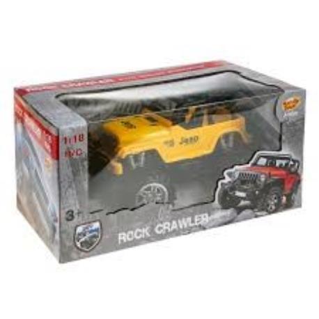 AUTO JEAP ROCK CRAWLER ŻÓŁTY RC FF PAKIET