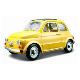 FIAT 500F 1965 YELLOW 1:24