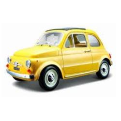 FIAT 500F 1965 YELLOW 1:24