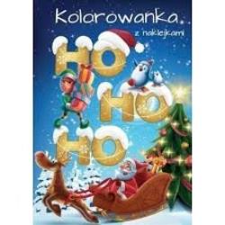 HO HO HO KOLOROWANKA Z NAKLEJKAMI ŚWIĘTA