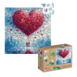 PUZZLE DREWNO SERCE LOVE 200EL