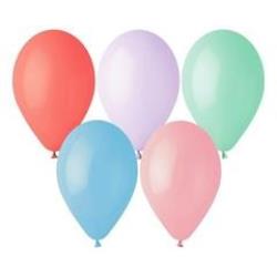 BALONY PASTEL 10" MIX KOLOR MAKARONIKI 100SZT