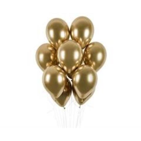 BALONY SHINY 13" ZŁOTE 50SZT