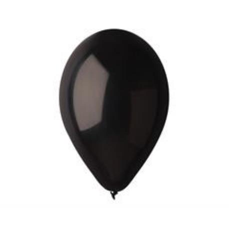 BALONY PASTEL 10" CZARNY 100SZT